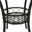 Kerti rattan szett 1+2, barna, LASAN