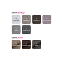 Kanapé ágyfunkcióval, világoskék anyag, balos kivitel, LAUREL