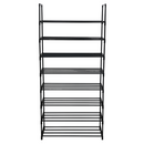 Cipőtartó, fekete, LAURIN