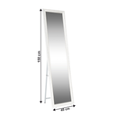 Álló tükor, fehér/arany dísz, LAVAL