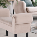 Lóca, Velvet szövet, bézs-szürke/fekete, BURDA