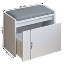 Lóca rakodótérrel, fehér, BERGI