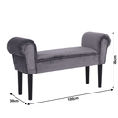 Lóca, Velvet szövet, szürke/fekete, BURDA