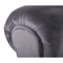 Lóca, Velvet szövet, szürke/fekete, BURDA