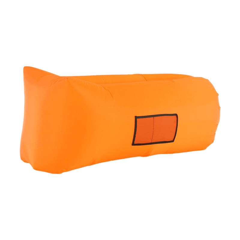 Felfújható babzsák/lazy bag, narancssárga, LEBAG
