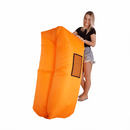 Felfújható babzsák/lazy bag, narancssárga, LEBAG