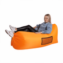 Felfújható babzsák/lazy bag, narancssárga, LEBAG