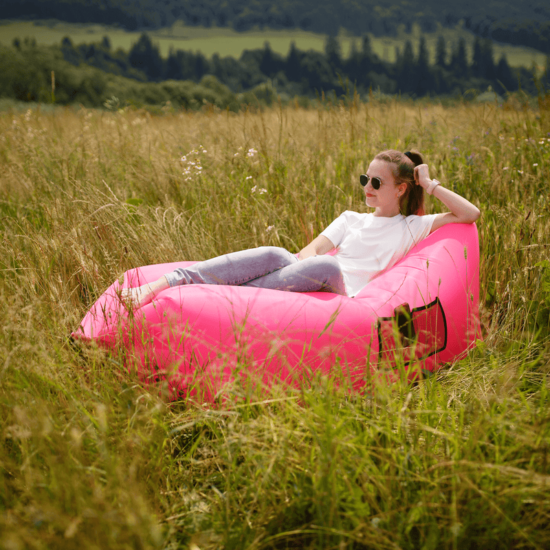 Felfújható babzsák/lazy bag, rózsaszín, LEBAG