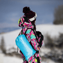 Felfújható babzsák/lazy bag, kék, LEBAG