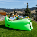Felfújható babzsák/lazy bag, zöld, LEBAG