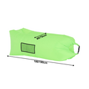 Felfújható babzsák/lazy bag, zöld, LEBAG