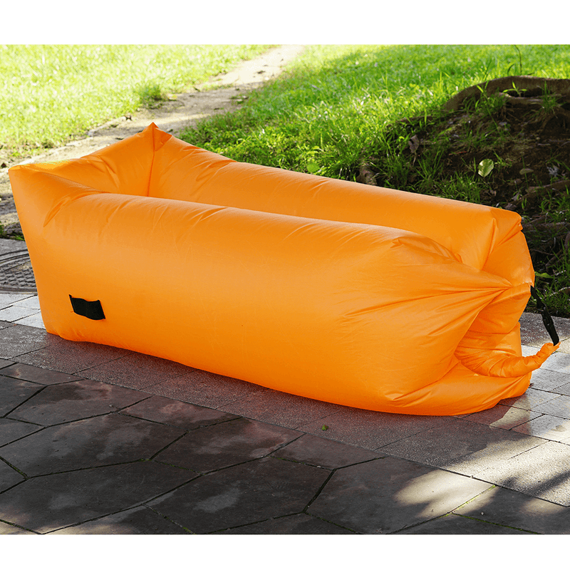 Felfújható babzsák/lazy bag, narancssárga, LEBAG