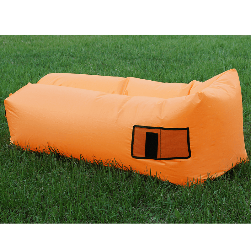 Felfújható babzsák/lazy bag, narancssárga, LEBAG