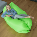Felfújható babzsák/lazy bag, zöld, LEBAG
