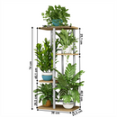 Virágállvány, fehér/sonoma tölgy, LEDOR TYP 1