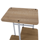 Virágállvány, fehér/sonoma tölgy, LEDOR TYP 1