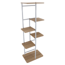 Virágállvány, fehér/sonoma tölgy, LEDOR TYP 2