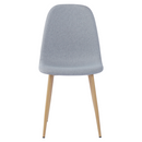 Szék, világos szürke/bükk, LEGA NEW