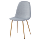 Szék, világos szürke/bükk, LEGA NEW