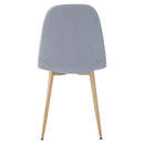 Szék, világos szürke/bükk, LEGA NEW