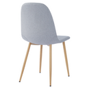 Szék, világos szürke/bükk, LEGA NEW