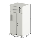 Alsó szekrény, matt fehér, LESSY NEW 03