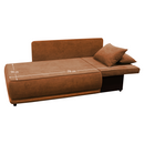 Kihúzható kanapé, terrakotta, jobbos, LIAMI