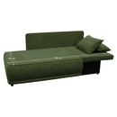 Kihúzható kanapé, zöld, jobbos, LIAMI