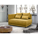 Kihúzható kanapé, mustárszínű, balos, LIAMI