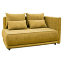 Kihúzható kanapé, mustárszínű, jobbos, LIAMI