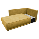 Kihúzható kanapé, mustárszínű, jobbos, LIAMI