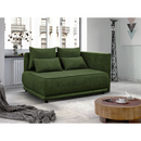 Kihúzható kanapé, zöld, jobbos, LIAMI