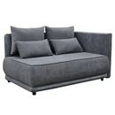 Kihúzható kanapé, szürke, jobbos, LIAMI