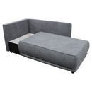 Kihúzható kanapé, szürke, balos, LIAMI