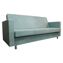 Kihúzható kanapé, mentazöld, LILANA