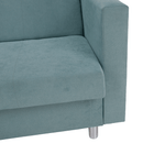 Kihúzható kanapé, mentazöld, LILANA