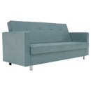 Kihúzható kanapé, mentazöld, LILANA