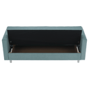 Kihúzható kanapé, mentazöld, LILANA