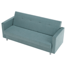 Kihúzható kanapé, mentazöld, LILANA