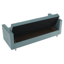 Kihúzható kanapé, mentazöld, LILANA