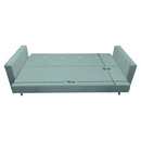 Kihúzható kanapé, mentazöld, LILANA