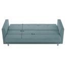 Kihúzható kanapé, mentazöld, LILANA