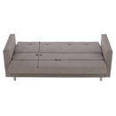 Kihúzható kanapé, szürkésbézs Taupe, LILANA