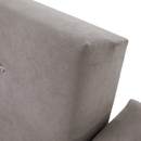 Kihúzható kanapé, szürkésbézs Taupe, LILANA