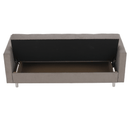 Kihúzható kanapé, szürkésbézs Taupe, LILANA