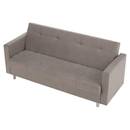 Kihúzható kanapé, szürkésbézs Taupe, LILANA