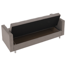 Kihúzható kanapé, szürkésbézs Taupe, LILANA