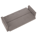 Kihúzható kanapé, szürkésbézs Taupe, LILANA