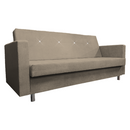 Kihúzható kanapé, szürkésbézs Taupe, LILANA