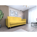 Kihúzható kanapé, sárga, LILANA